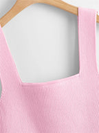 Tabby Simple Casual Knitted Top