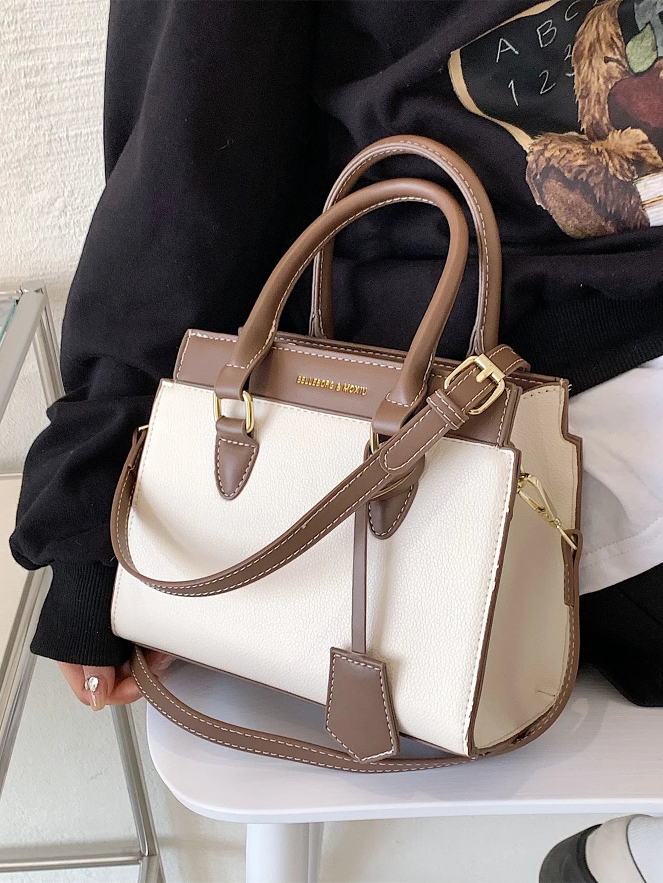 Two-Tone Craft Casual Bag