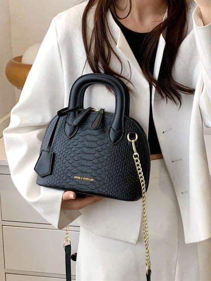 Crocodile Shoulder Strap and Handle bag