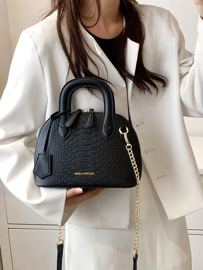 Crocodile Shoulder Strap and Handle bag