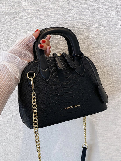 Crocodile Shoulder Strap and Handle bag