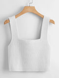Tabby Simple Casual Knitted Top