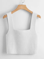 Tabby Simple Casual Knitted Top