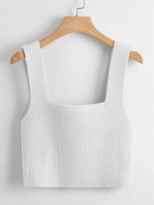 Tabby Simple Casual Knitted Top