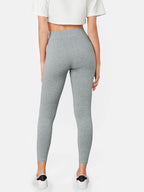 Gray Heather Cropped Leggings