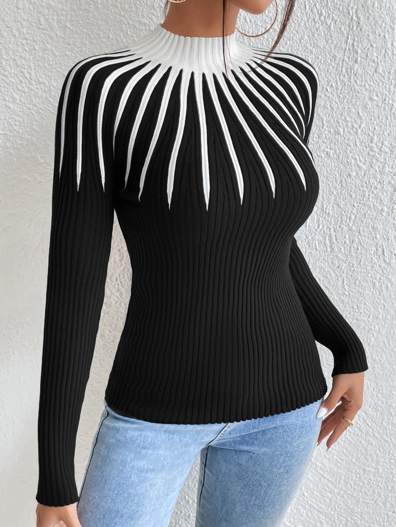 Slim Fit Knitted Sweater