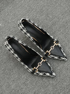 Pyramid Heeled Court Pumps