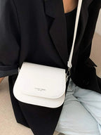 Simple Half-Circle Saddle Crossbody Bag