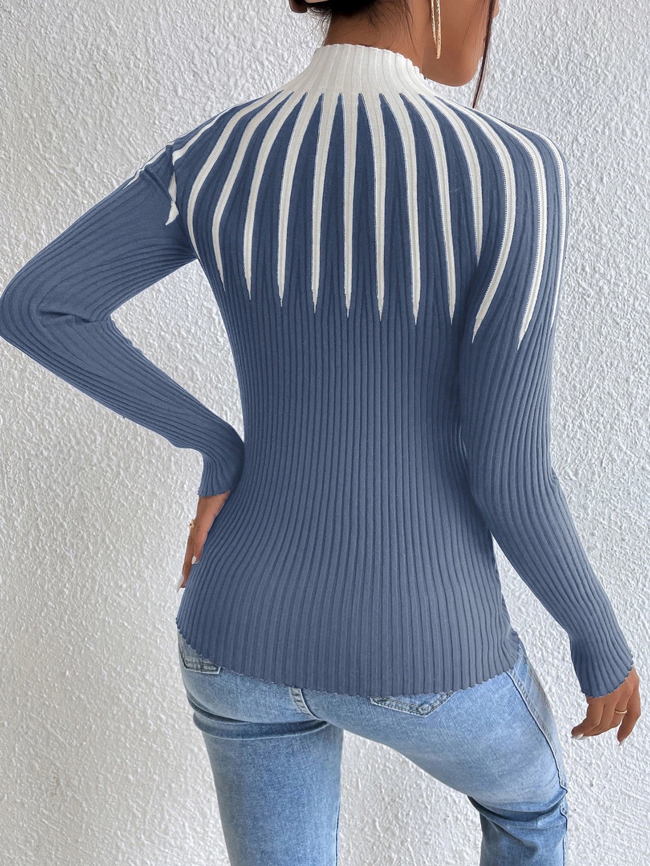 Slim Fit Knit Sweater
