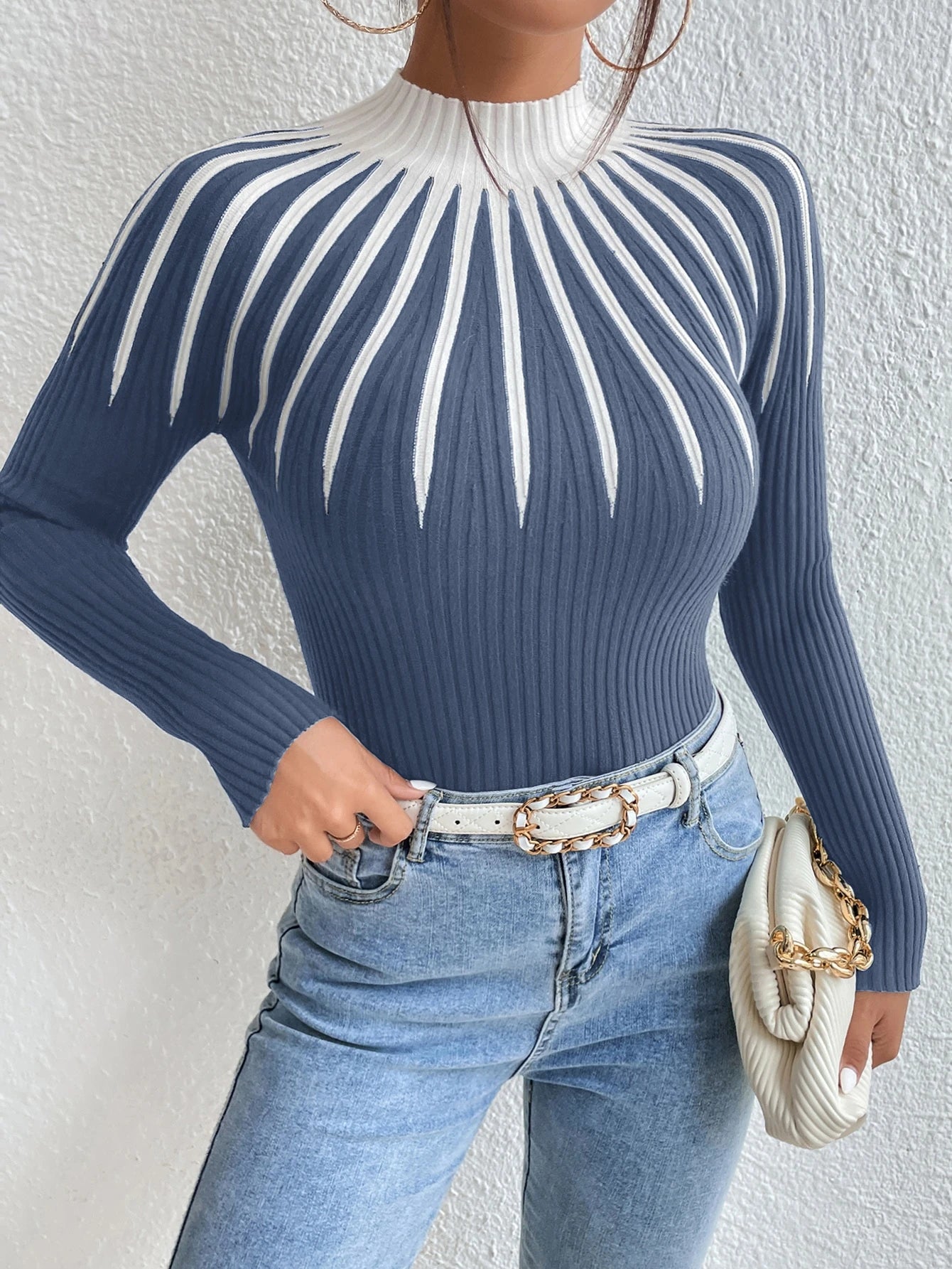 Slim Fit Knit Sweater
