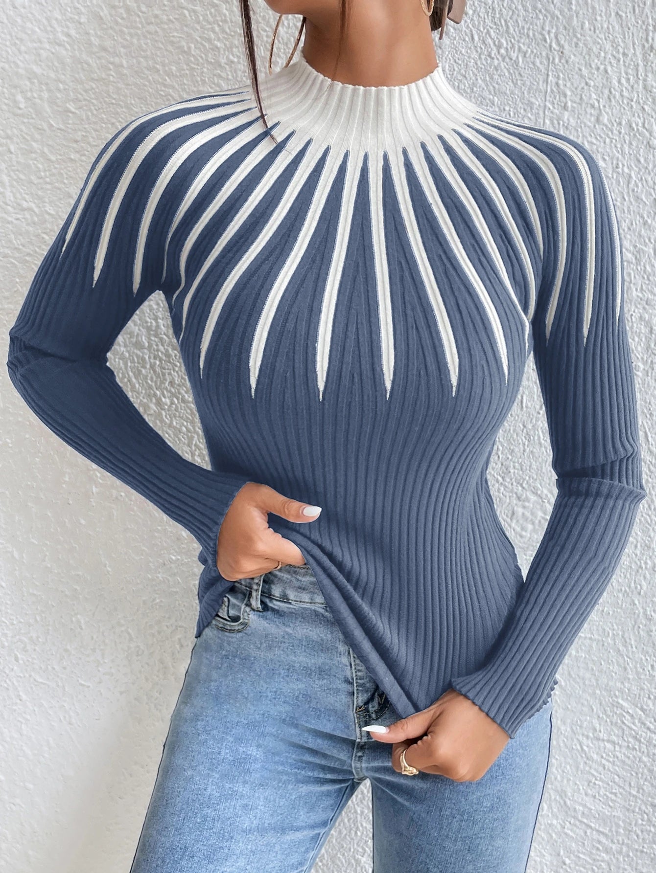 Slim Fit Knit Sweater