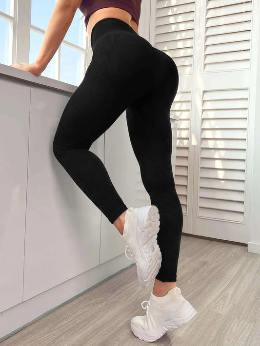 Wide-waisted leggings