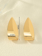 FAVEN Gold hoop earring worn