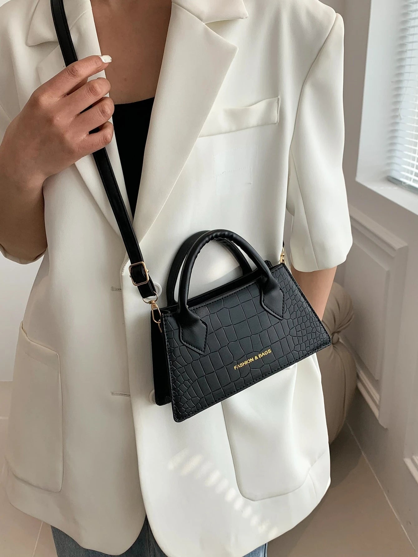 Retro Minimalist Style Fashion Handbag