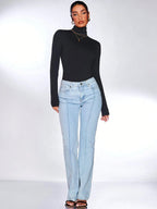Mock Neck Long Sleeve Bodysuit