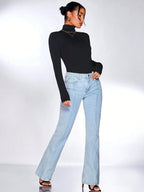 Mock Neck Long Sleeve Bodysuit