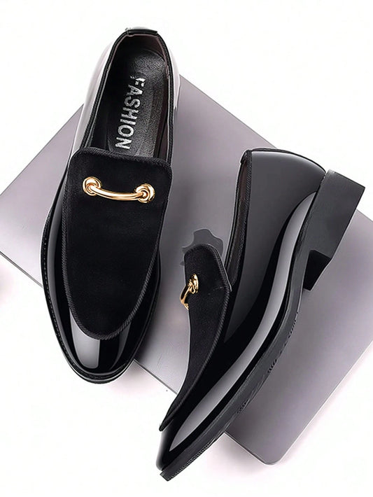 Casual Black Penny Loafers Shoes