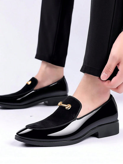Casual Black Penny Loafers Shoes