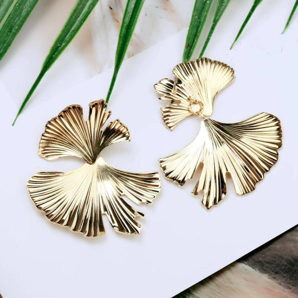 Biloba Drop Earrings