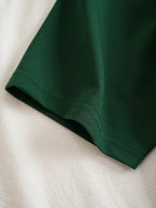 Graphic Contrast Collar Polo Shirt