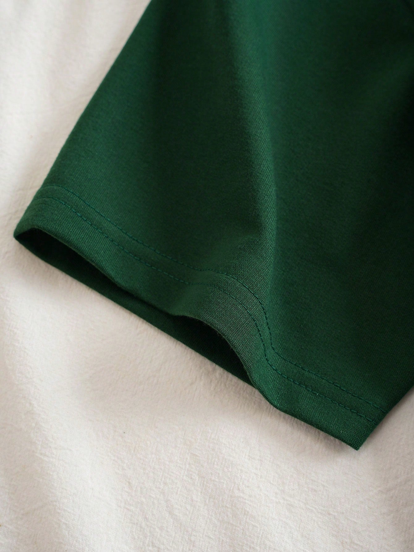 Graphic Contrast Collar Polo Shirt