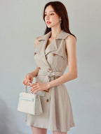 Double Breasted Belted Sundress
