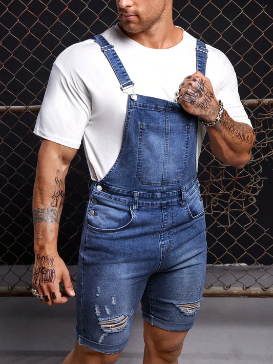 Denim Romper