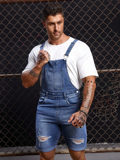Denim Romper