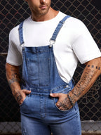 Denim Romper