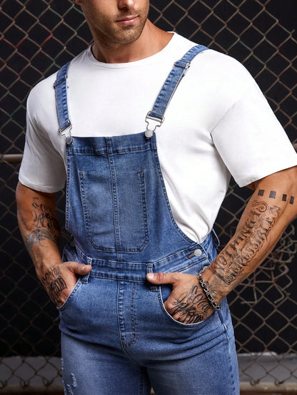 Denim Romper