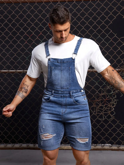 Denim Romper