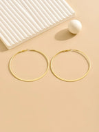 Faven gold hoop earring