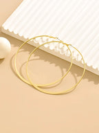 Faven gold hoop earring