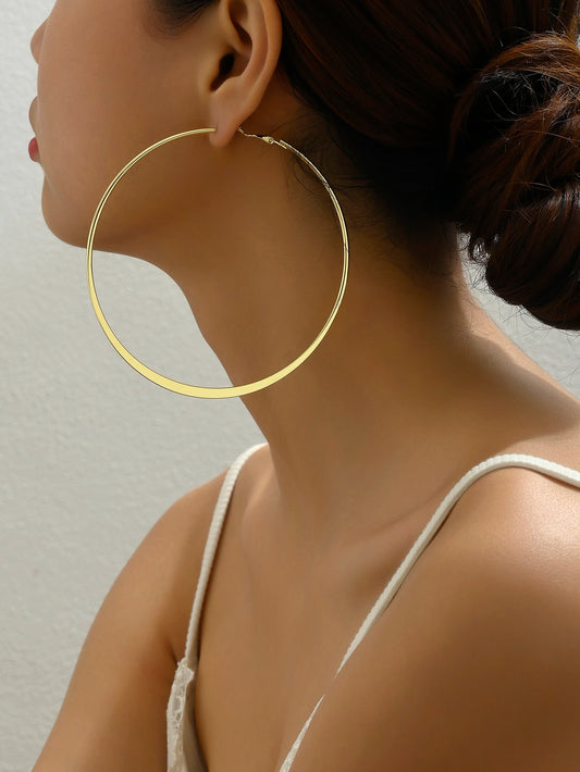 Faven gold hoop earring