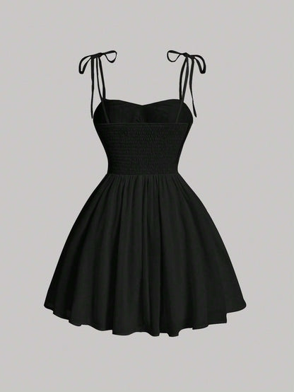 Ruched Bust Cami  Dress