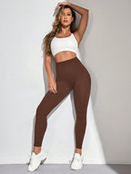 Wide-waisted  leggings