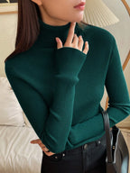 Ribbed Knit Turtlenecks