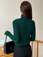 Ribbed Knit Turtlenecks