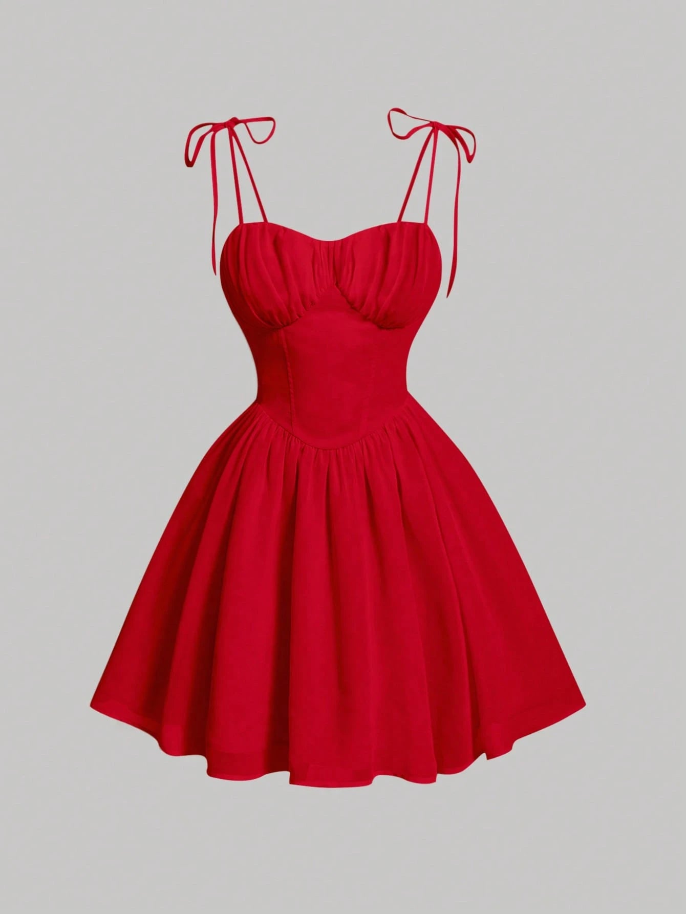 Ruched Bust Cami  Dress