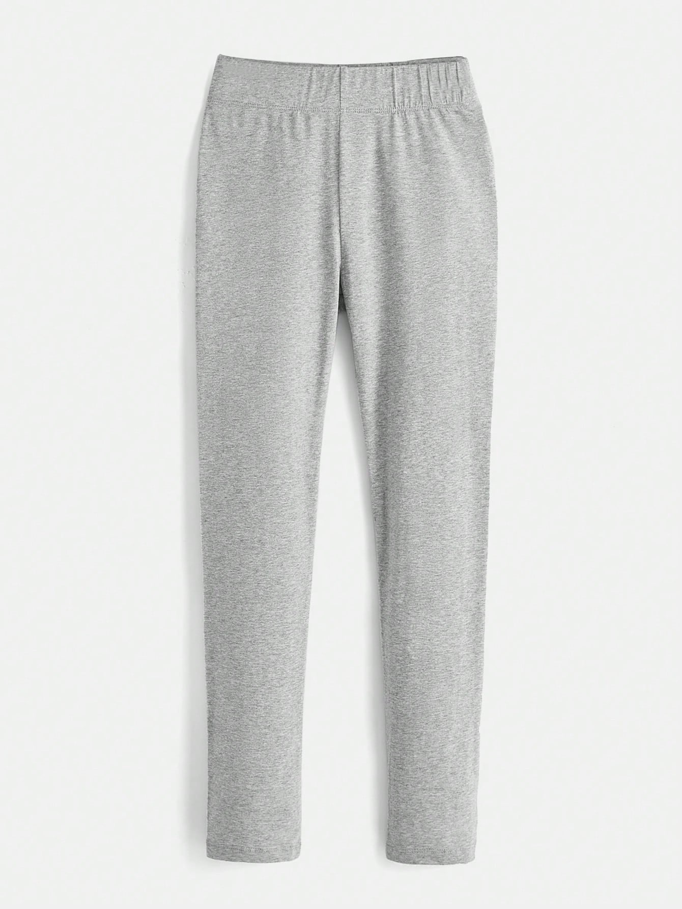 Gray Heather Cropped Leggings