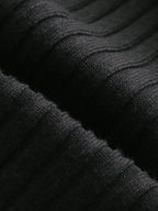 Trim Ribbed Knit Cardigan