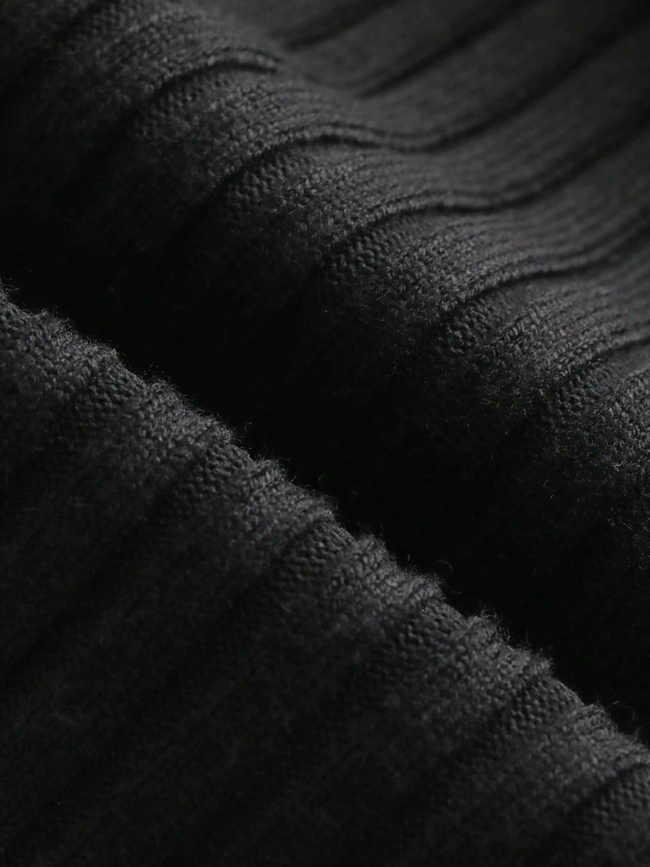 Trim Ribbed Knit Cardigan