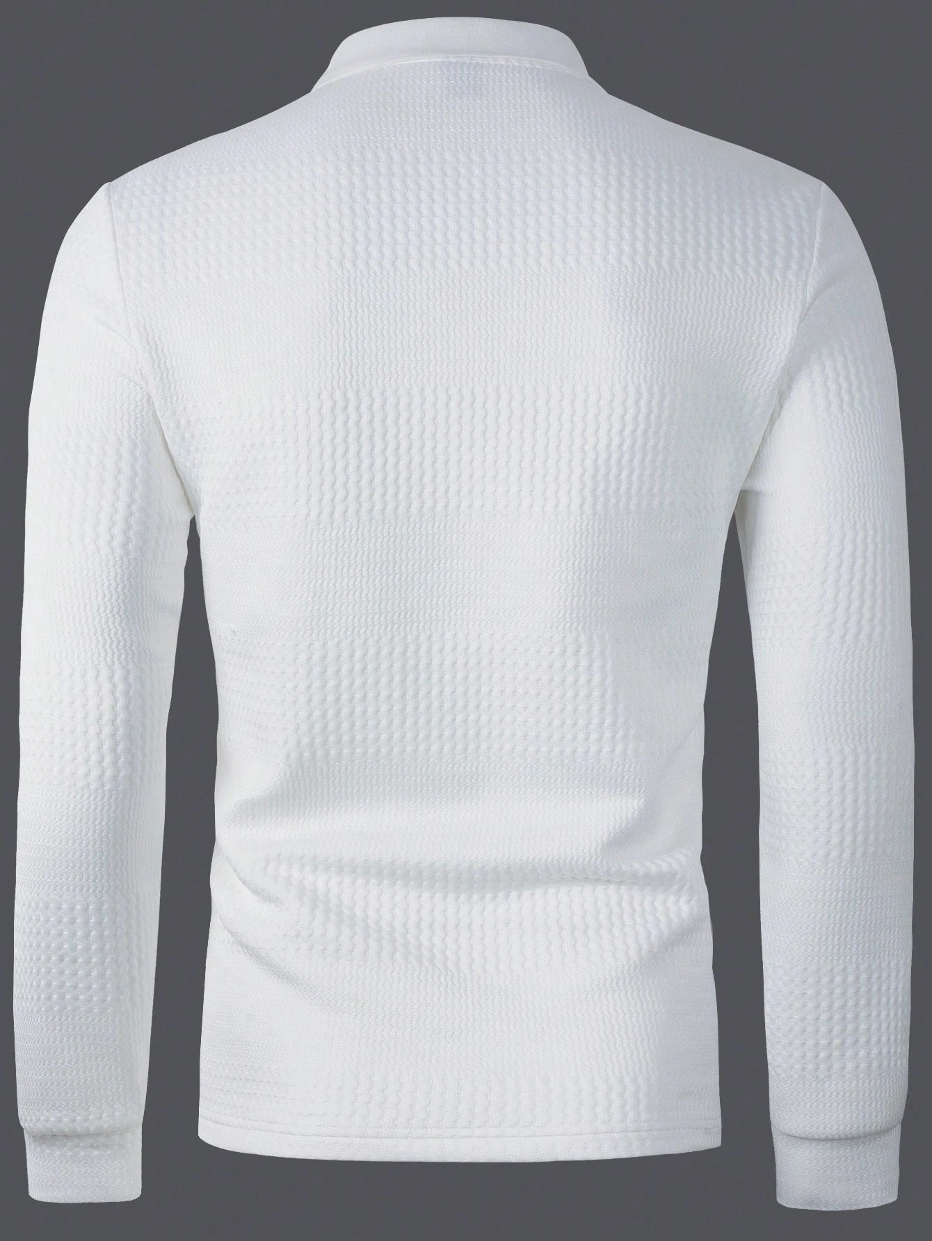 Solid Textured Polo Shirts