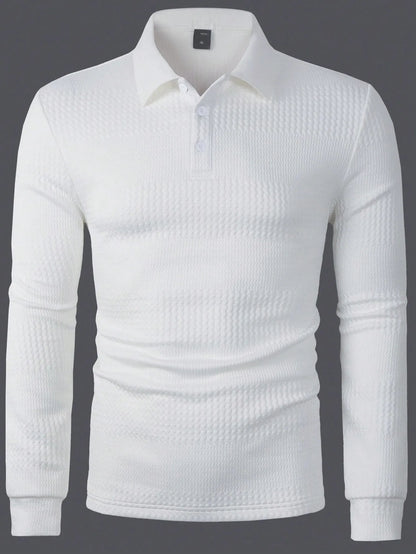 Solid Textured Polo Shirts