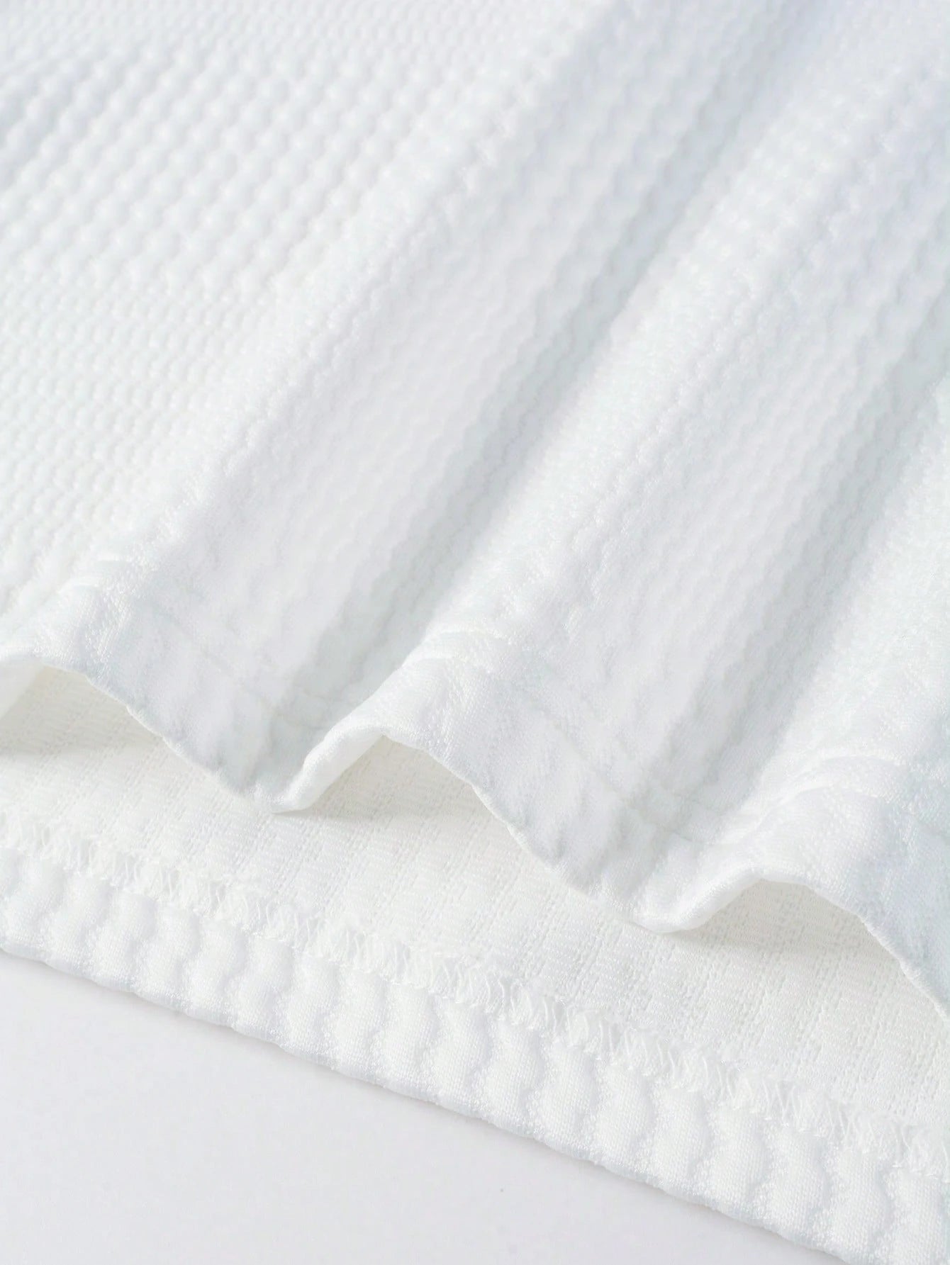 Solid Textured Polo Shirts