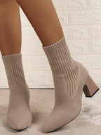 Elegant Thick Heel Boots