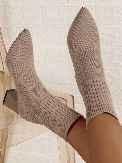 Elegant Thick Heel Boots