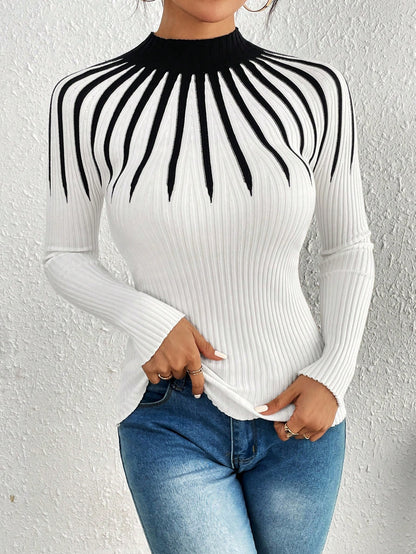 Slim Fit Knit Sweaters