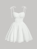 Ruched Bust Cami  Dress