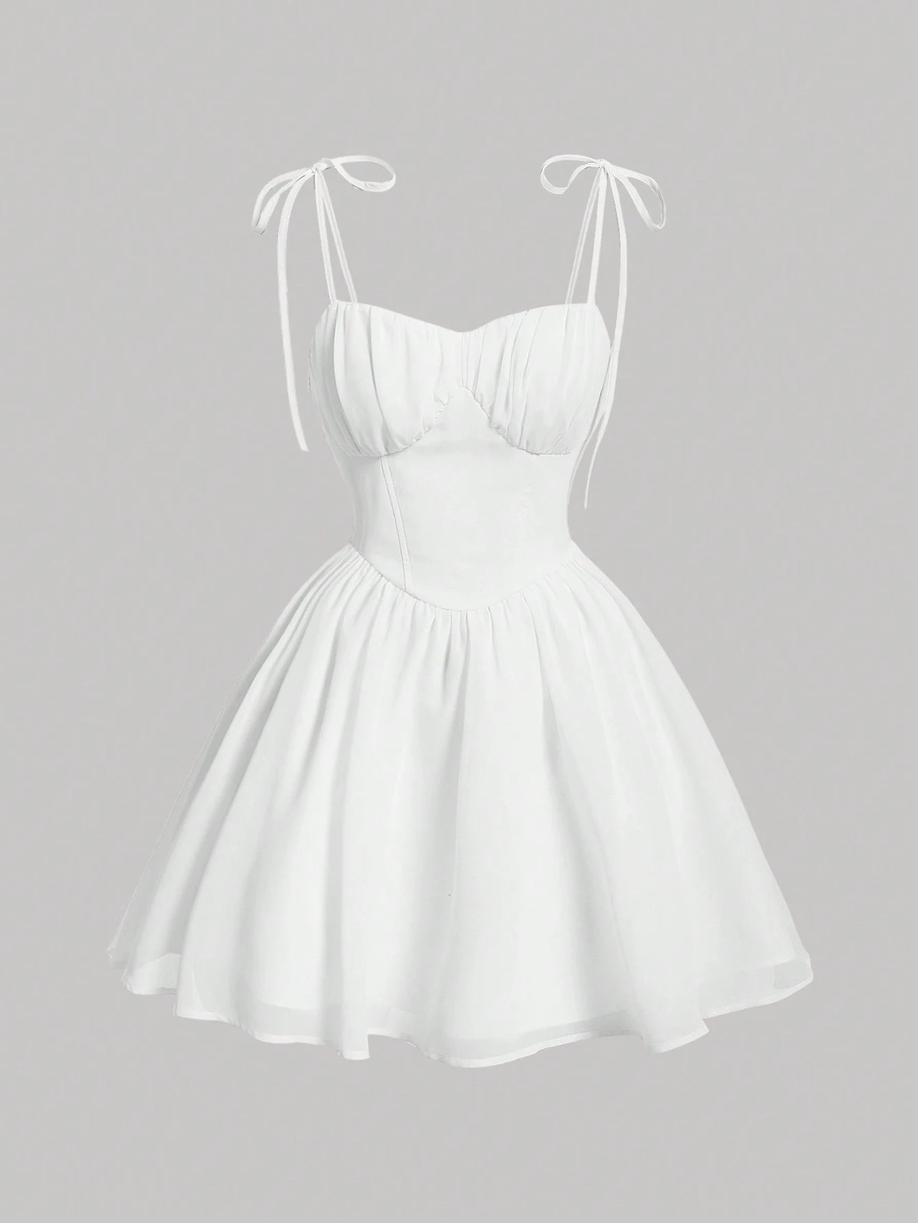 Ruched Bust Cami  Dress
